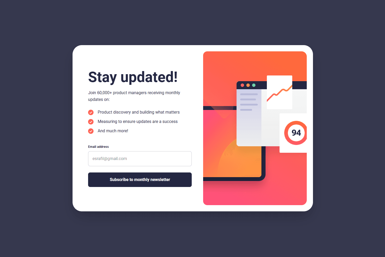 Newsletter Sign-up Form