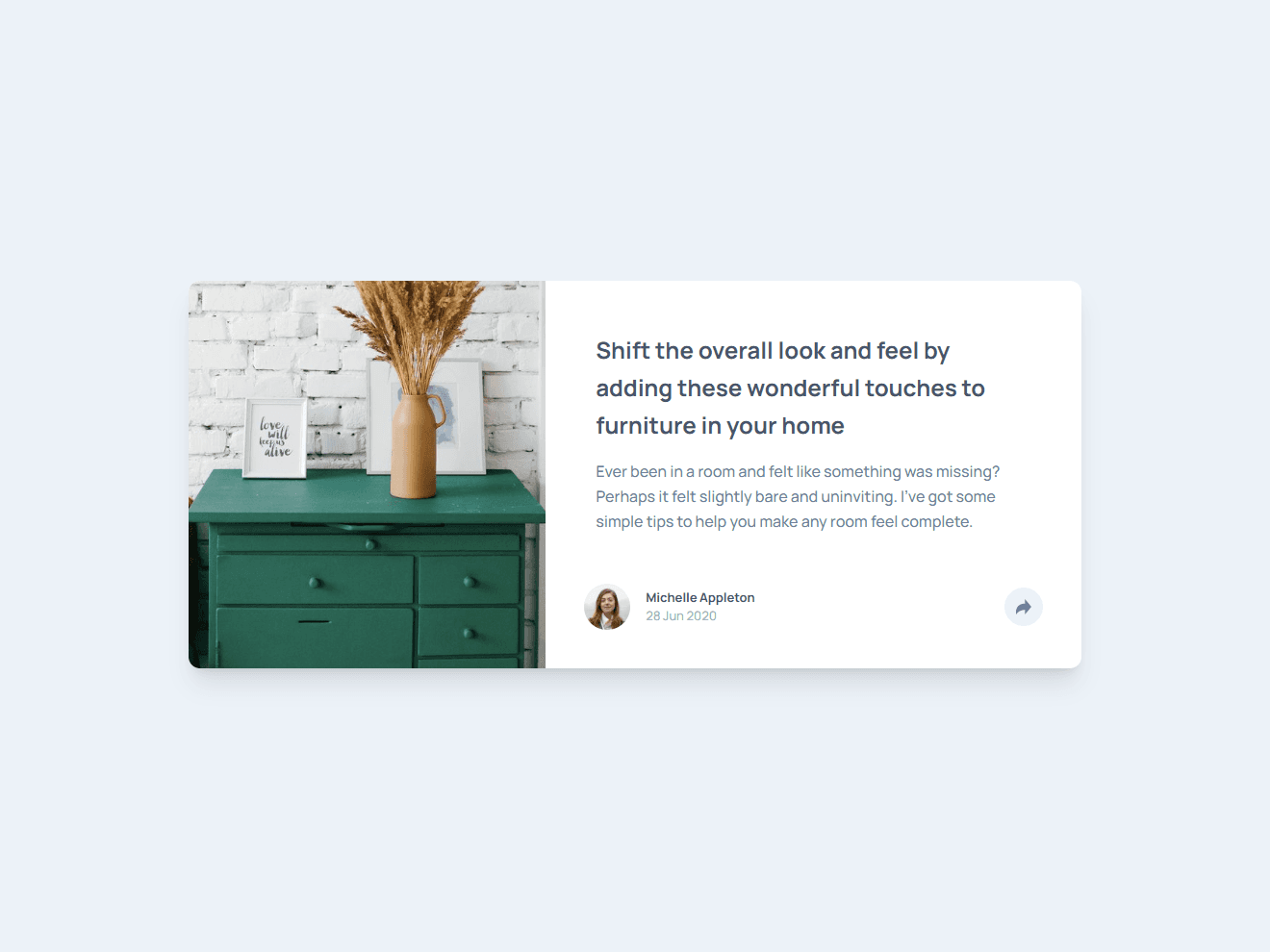 Article preview component